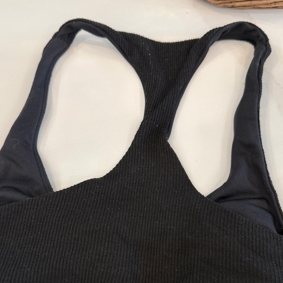 Alo Yoga Black Ribbed Racerback Tank Top - Picture 5 of 5